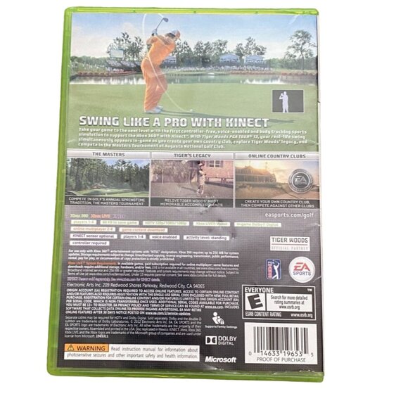 XBOX 360 Tiger Woods PGA Tour 13 Video Game-Rated E-GUC - Picture 2 of 5